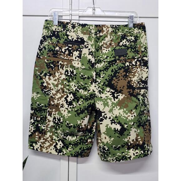 Dogg Supply by Snoop Dogg Men's Elastic Waist Green Cargo Shorts Size Medium - Picture 5 of 8